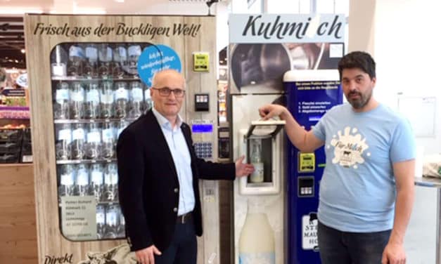 Bucklige Welt-Milch auf Knopfdruck
