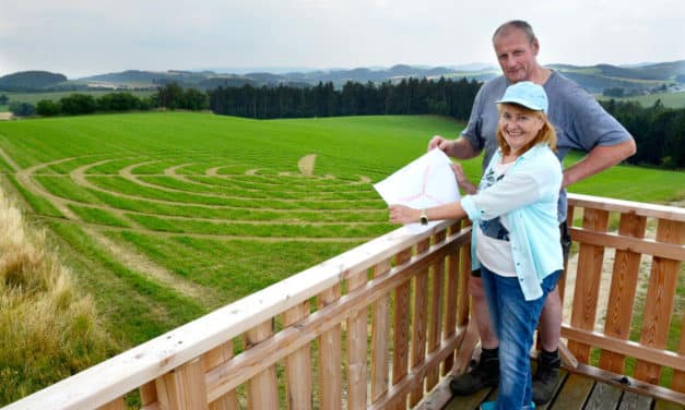 Land-Art: Kunst am Windrad