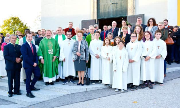 Friedensboten zur  Amtseinführung