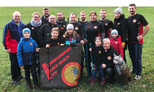 Schützen mit dem Blasrohr