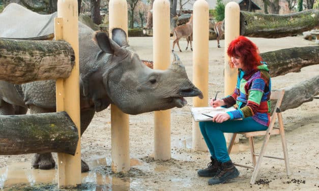 Der Zoo ist ihr schönstes Atelier