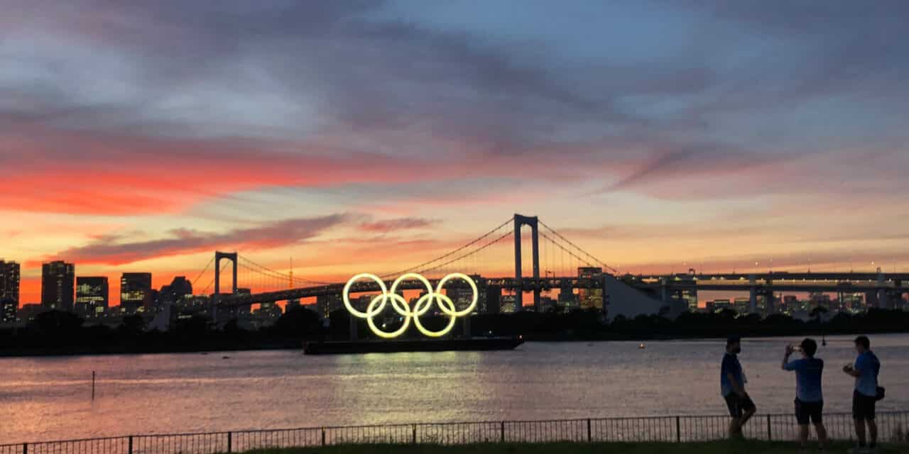 Olympia-Eindrücke in 60 Metern Höhe