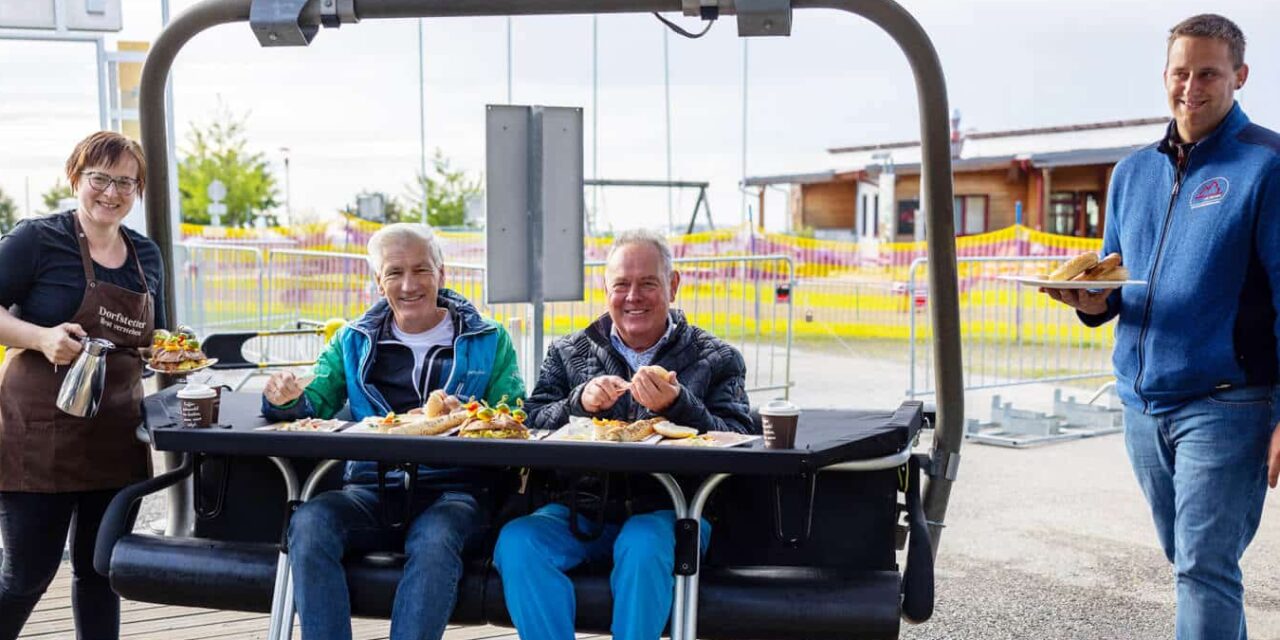 Auftakt in Mönichkirchen: Bergfahrt mit Frühstück