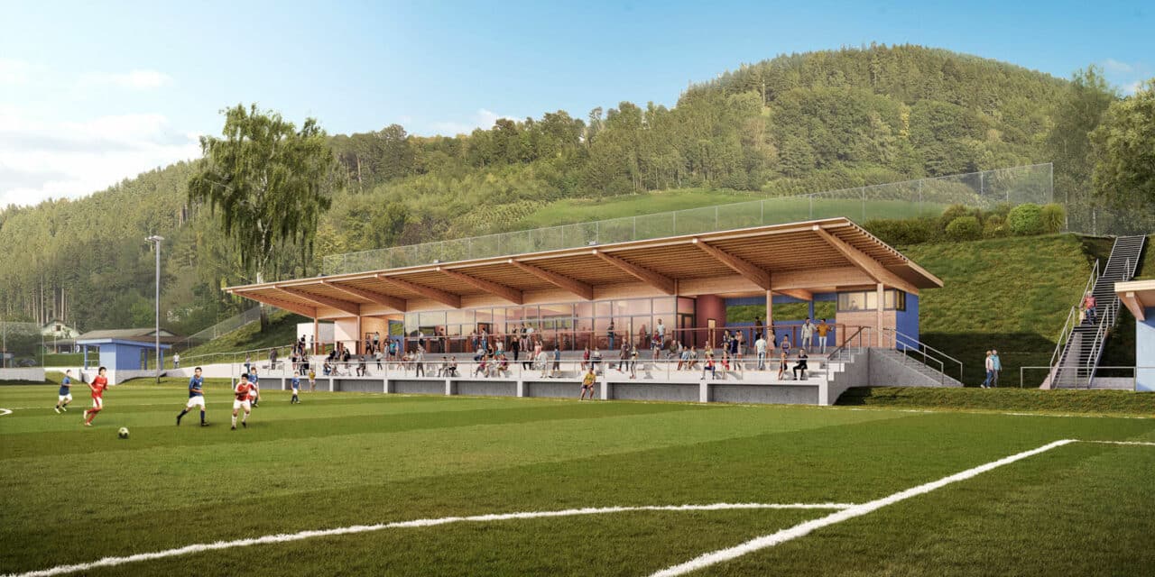 Moderner Sportplatz für den SC Aspang