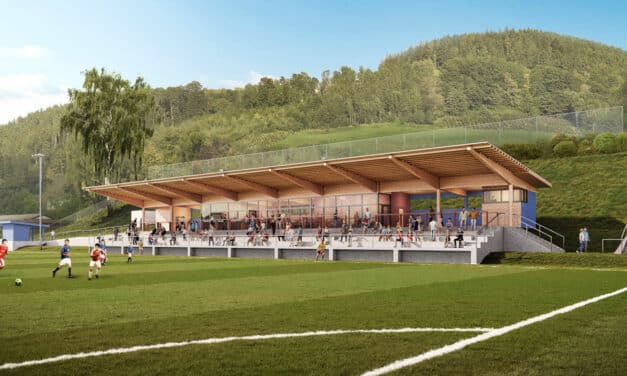 Moderner Sportplatz für den SC Aspang
