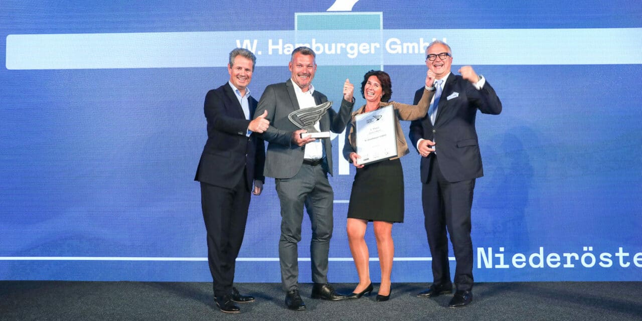 Hamburger als „Austrias Leading Company“ ausgezeichnet