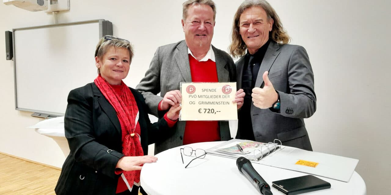Grimmensteiner Senioren überreichten Spenden
