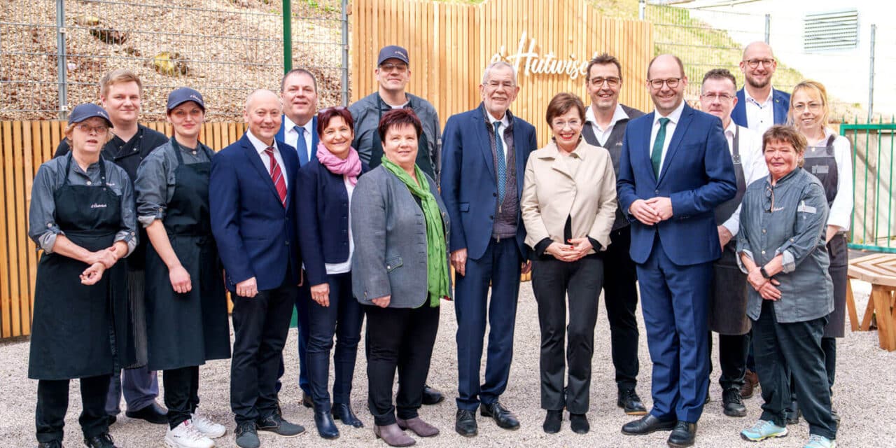s’Hutwisch begrüßte den Bundespräsidenten