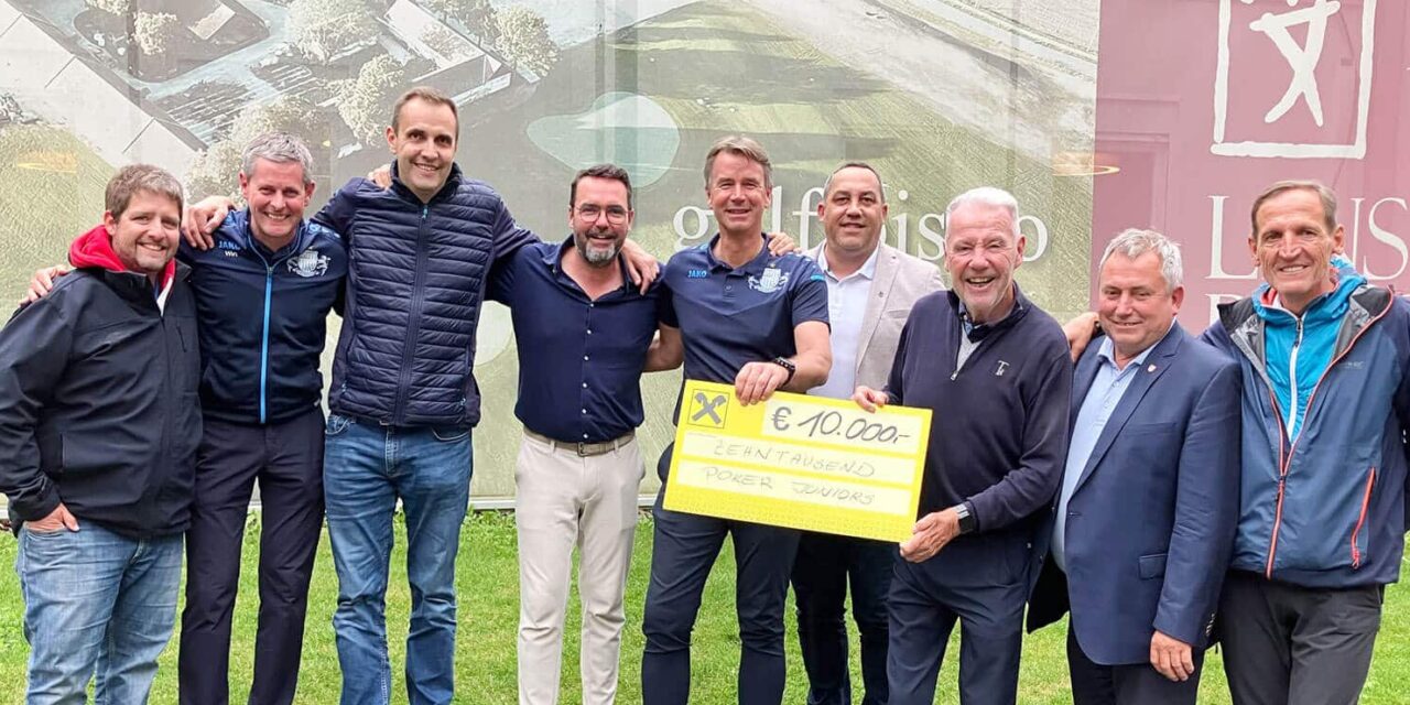 Benefiz-Golfturnier: 10.000 Euro für den guten Zweck