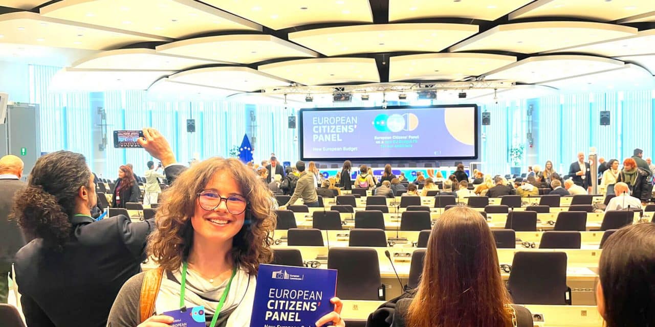 EU-Bürgerforum: Thomasbergerin in Brüssel