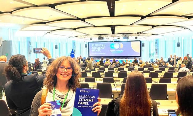 EU-Bürgerforum: Thomasbergerin in Brüssel
