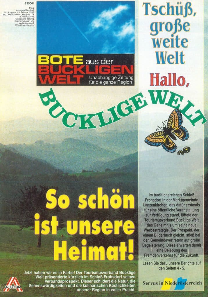 Zeitreise 40 Jahre „Bote“: Vier Jahrzehnte Entwicklung einer Region 1 C3070L193
