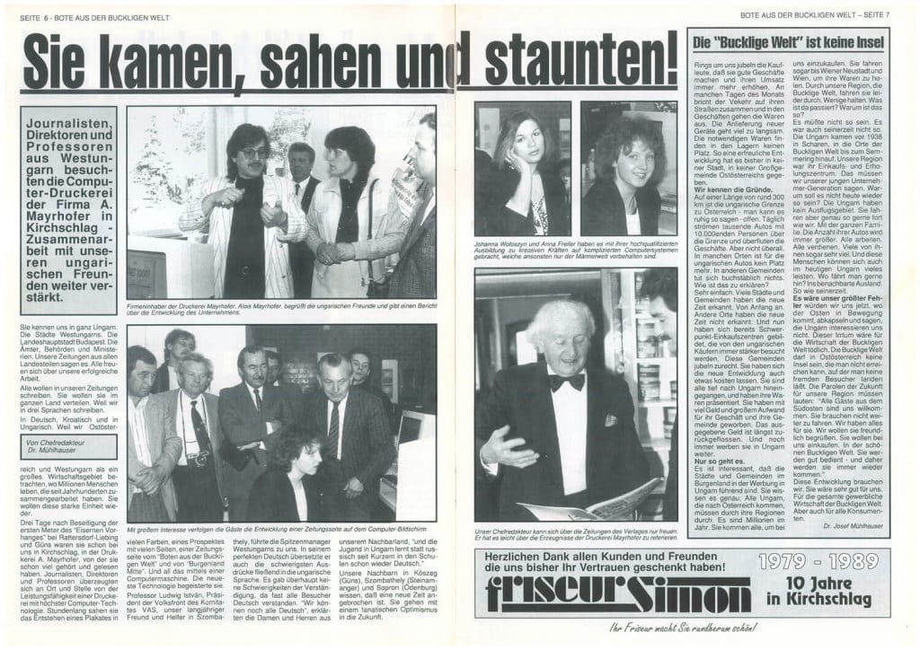 Zeitreise 40 Jahre „Bote“: Vier Jahrzehnte Entwicklung einer Region 3 C3070L195 1
