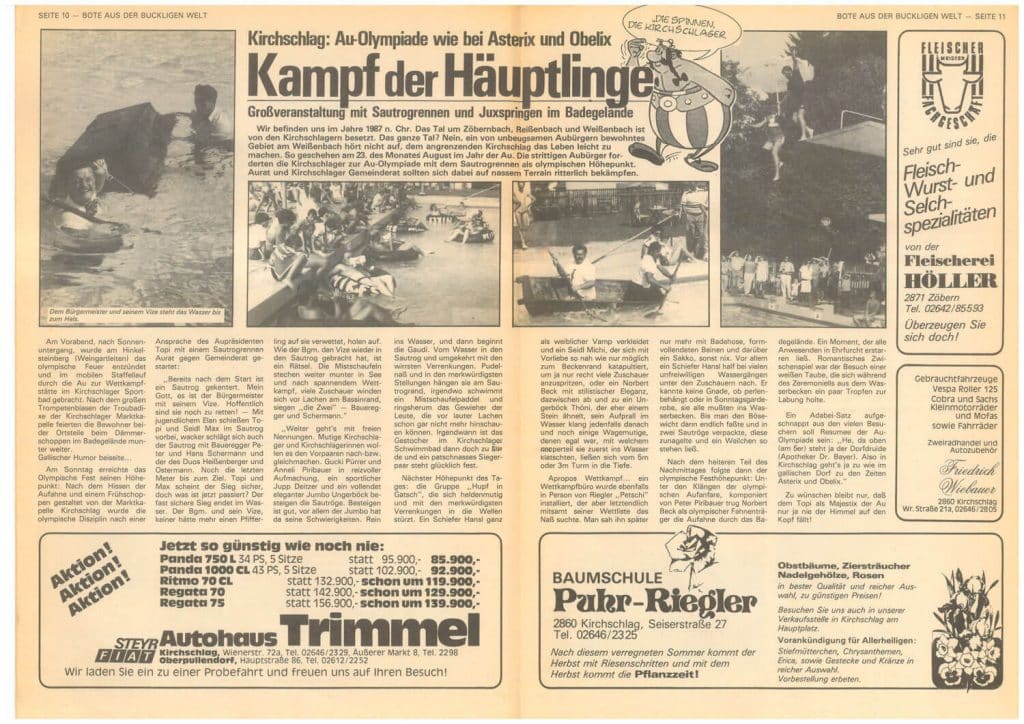 Zeitreise 40 Jahre „Bote“: Vier Jahrzehnte Entwicklung einer Region 7 C3070L198