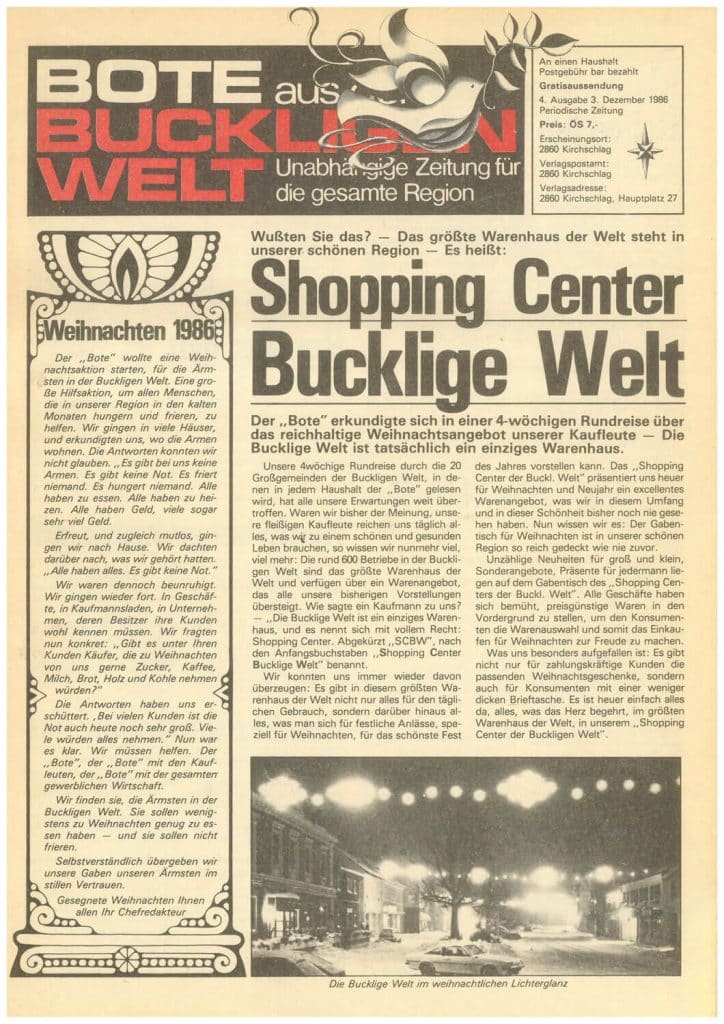 Zeitreise 40 Jahre „Bote“: Vier Jahrzehnte Entwicklung einer Region 6 C3070L199