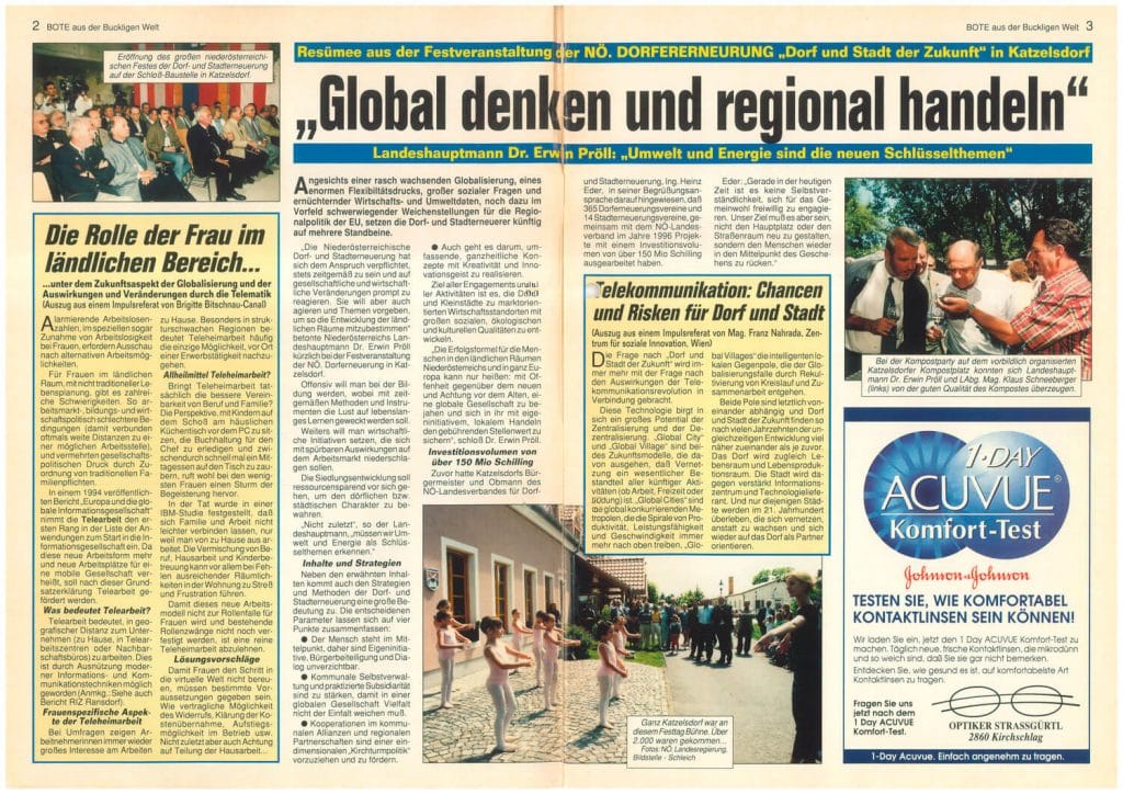 Zeitreise 40 Jahre „Bote“: Vier Jahrzehnte Entwicklung einer Region 5 C3070L203