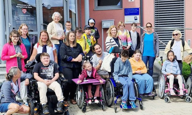 Waldschule besuchte das Gemeindeamt Warth